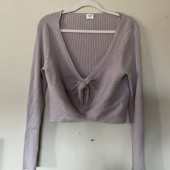 Abercrombie & Fitch Twist Front Sweater - L - Picture 1 of 5